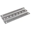 Absima Aluminium Sandblech silber 1:10
