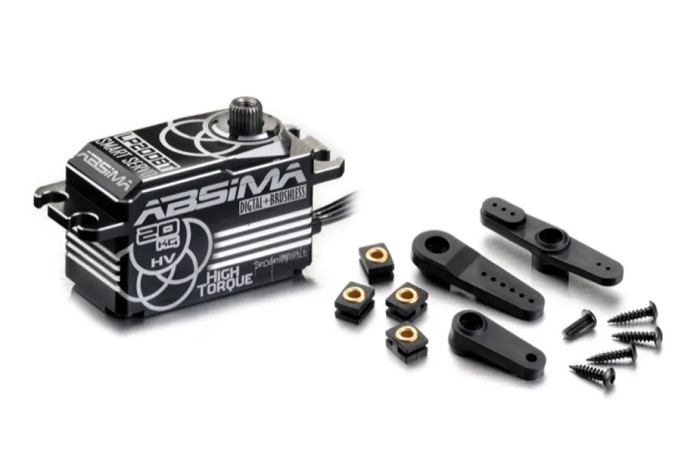 Absima Digital Brushless Servo LP20DBT HV 20kg Low-Profile Full-Alu Team-Spec.