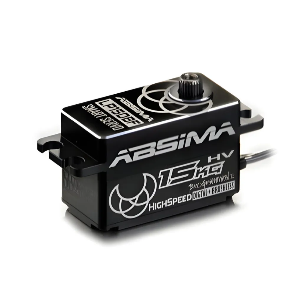 Absima Digital Brushless Servo LP15DBF HV 15kg Low-Profile Alu-Gehäuse Race-Spec.