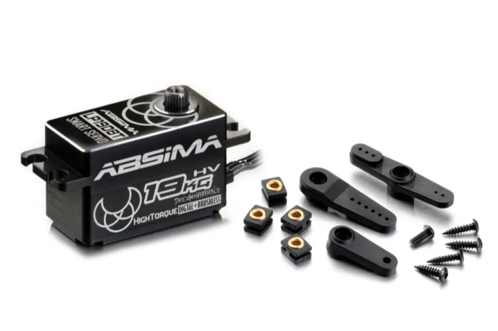 Absima Digital Brushless Servo LP19DBT HV 19kg Low-Profile Alu-Gehäuse Race-Spec.