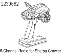 Absima 1230682 6-Kanal Fernsteuerung Crawler / für CR3.4 Sherpa / Khamba