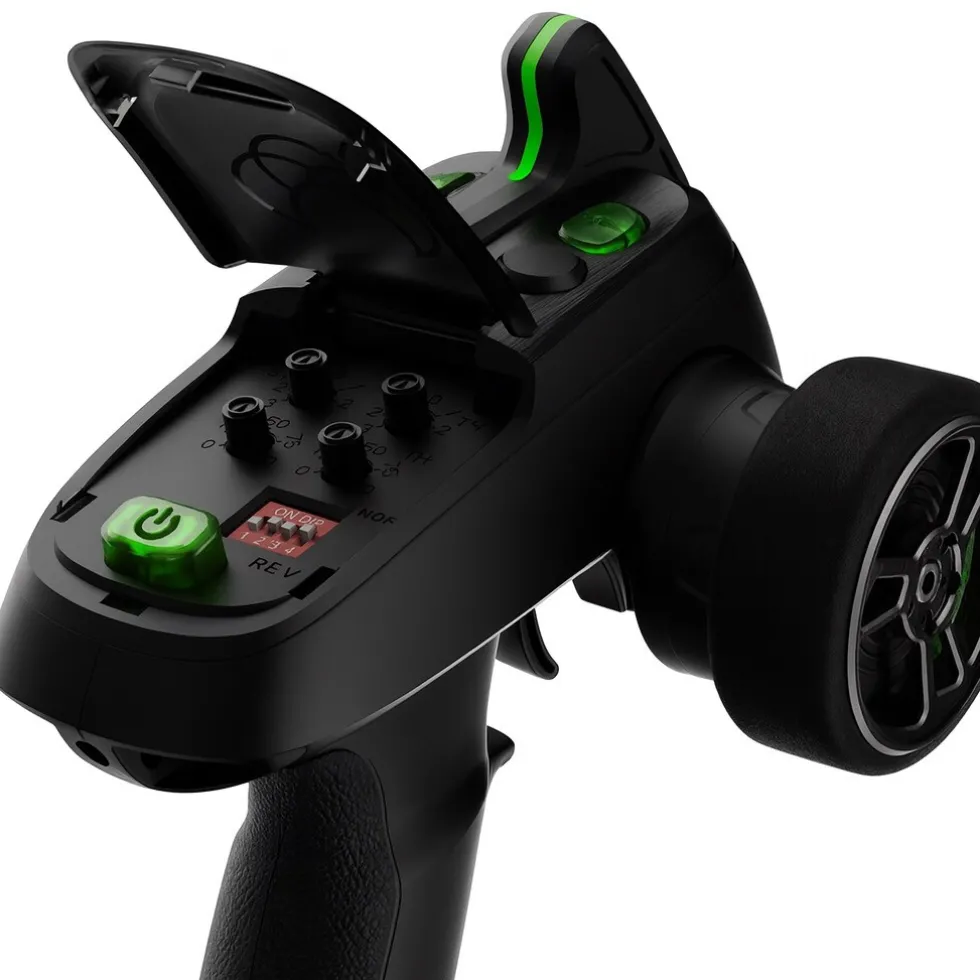 Absima 4-Kanal Fernsteuerung CR4S-EVO 2.4GHz mit 6-Kanal E mpfänger