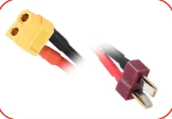 Absima Ladekabel XT60 auf T-Stecker 15cm