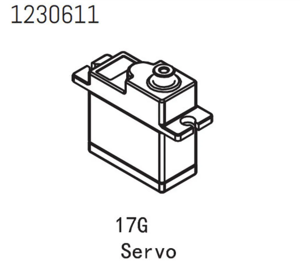 Absima 1230611 Mini Servo 17g / für CR3.4 Sherpa / Khamba