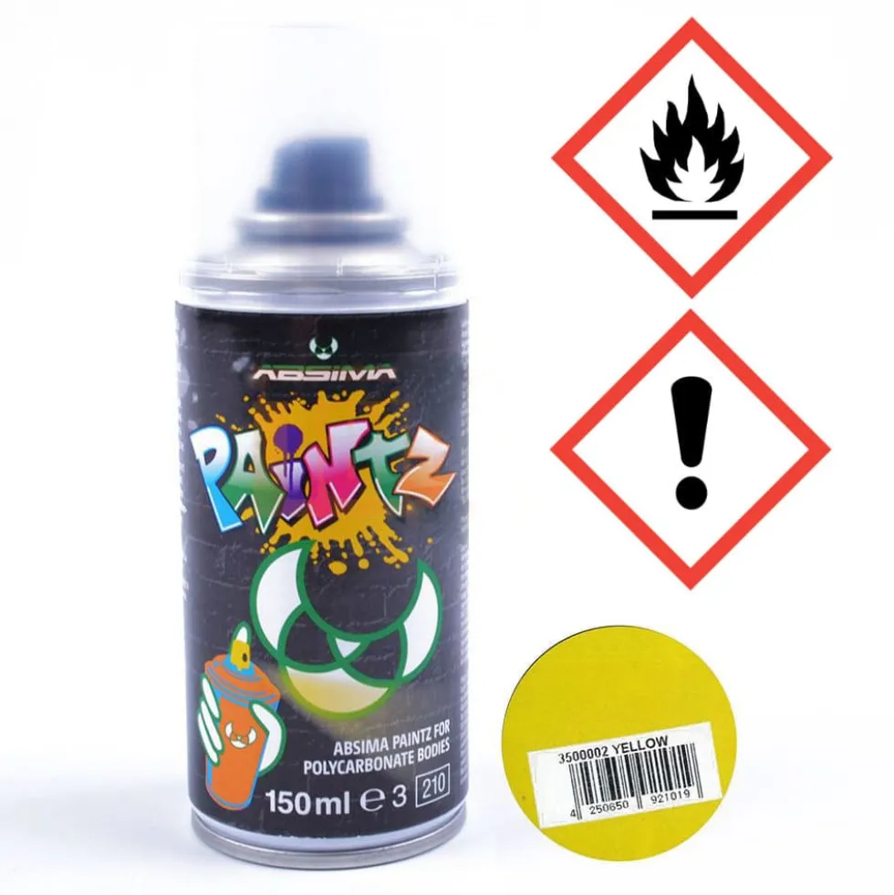 Absima Polycarbonat Spray PAINTZ GELB 150ml
