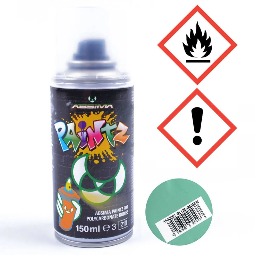 Absima Polycarbonat Spray PAINTZ Blau-Grün 150ml
