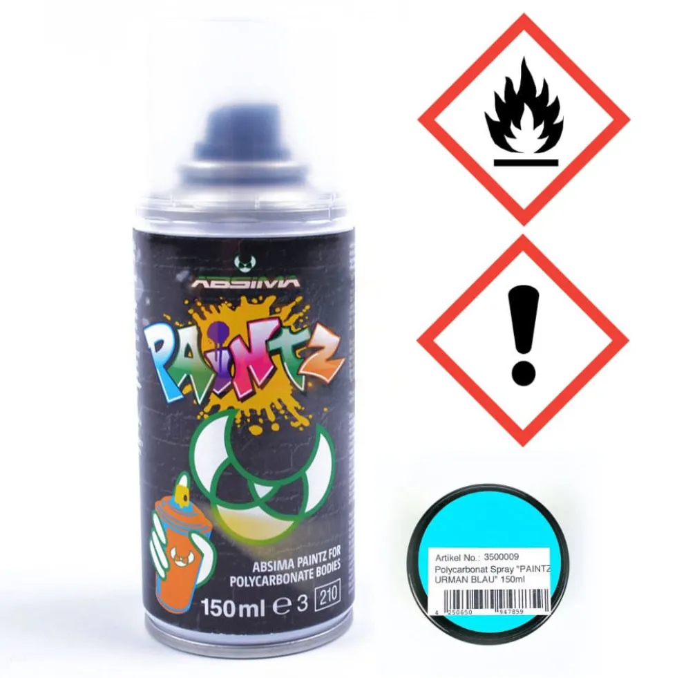 Absima Polycarbonat Spray PAINTZ URMAN BLAU 150ml