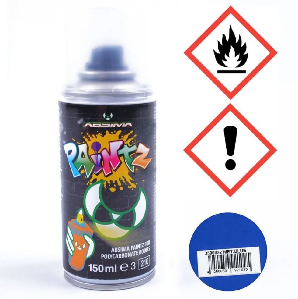 Absima Polycarbonat Spray PAINTZ MET. BLAU 150ml