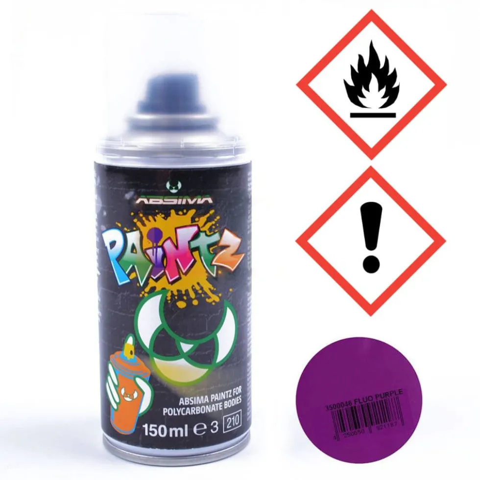 Absima Polycarbonat Spray PAINTZ FLUO LILA 150ml
