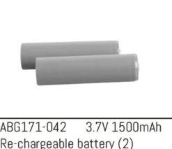 Absima Re-chargeable Li-Ion Akku 3.7V 1500mAh (2)