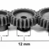 Absima Stahl Ritzel 18 Zähne Modul 1.0 - 5mm (1)