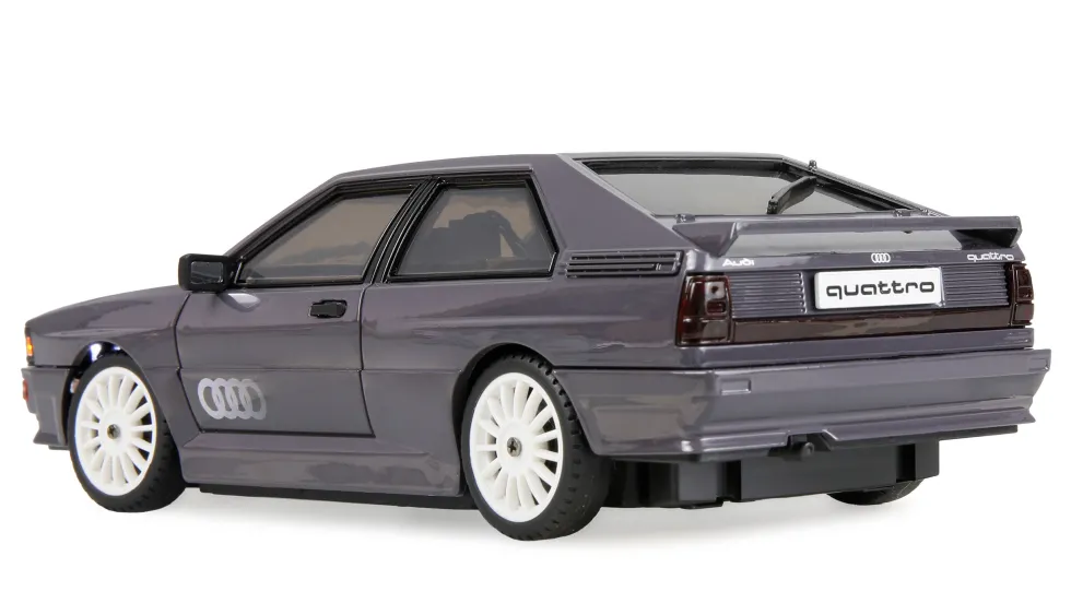 Amewi Audi quattro 1980 Onroad/Drift mit Gyro 4WD 1:28 RTR grafitgrau