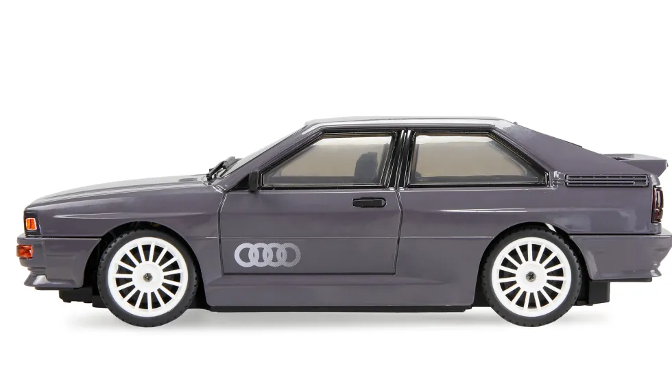 Amewi Audi quattro 1980 Onroad/Drift mit Gyro 4WD 1:28 RTR grafitgrau