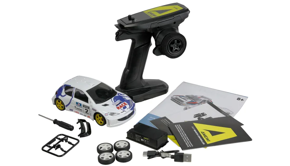 Amewi Drift Scale Car PR28 206 mit Gyro 4WD 1:28 RTR