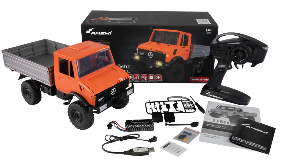 Amewi Mercedes-Benz Unimog Advanced 4WD 1:12 RTR orange
