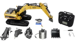 Amewi Metall Bagger G705E 1:14 RTR gelb