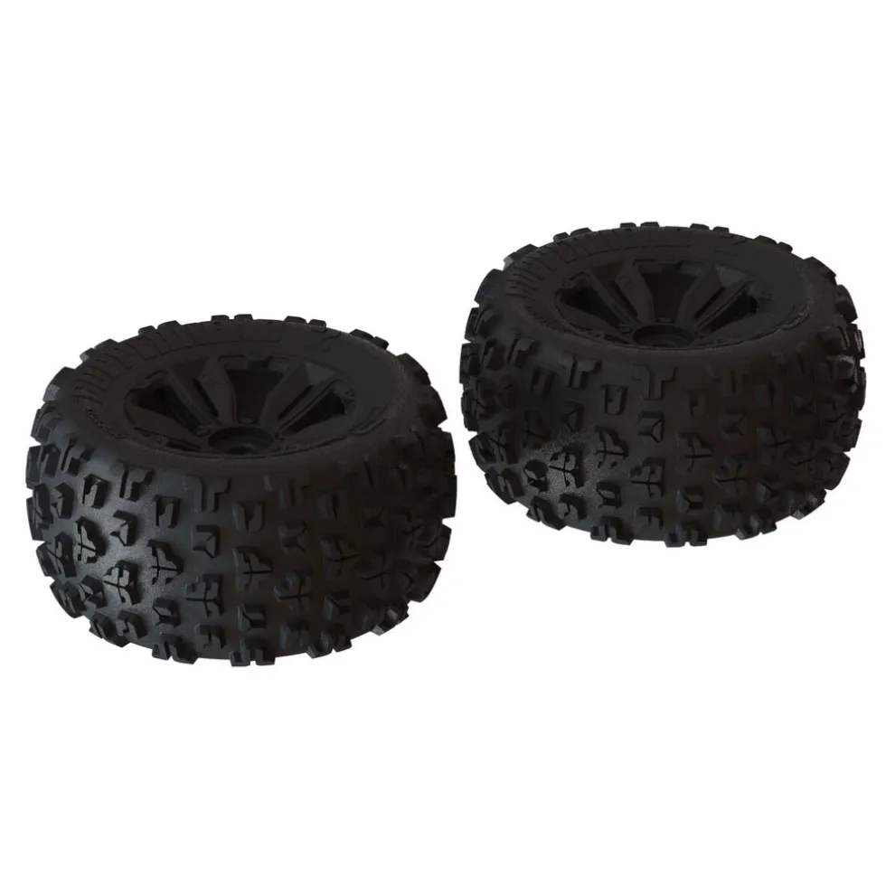 Arrma ARA550059 Komplettrad dBoots Copperhead 2 MT schwarz (2)