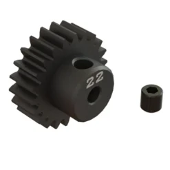 Arrma ARA311084 Stahl Ritzel CNC-gefräst 22T 0.8 Mod 3,175 mm Bohrung