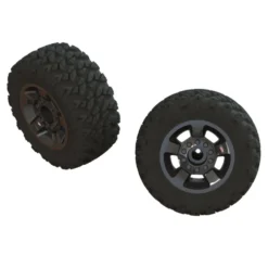 Arrma AR550053 dBoots Komplettrad Ragnarok MT ST Black Chrome (2)
