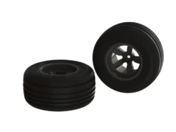Arrma AR550040 Komplettrad dBoots Dirt Runner ST schwarz vorne (2)