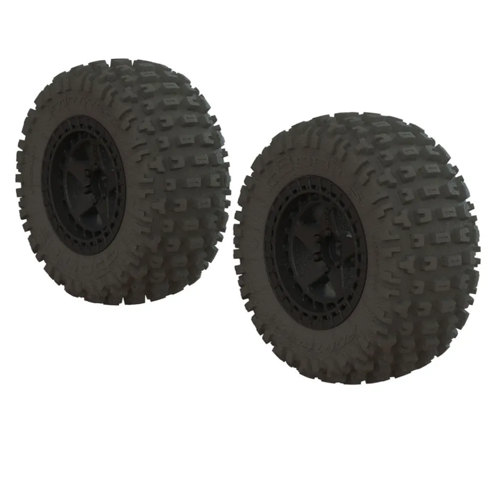 Arrma AR550042 Komplettrad dBoots Fortress SC schwarz (2)