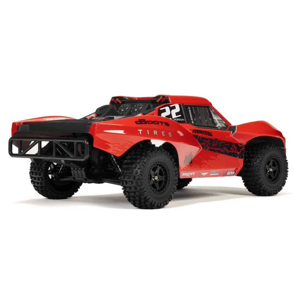 Arrma Fury Mega 550 2WD Short Course Truck RTR 1:10 (mit Akku & Ladegerät) Rot