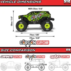 Arrma Gorgon Grom Mega 380 Brushed 4x4 Monster Truck RTR 1:16 bronze