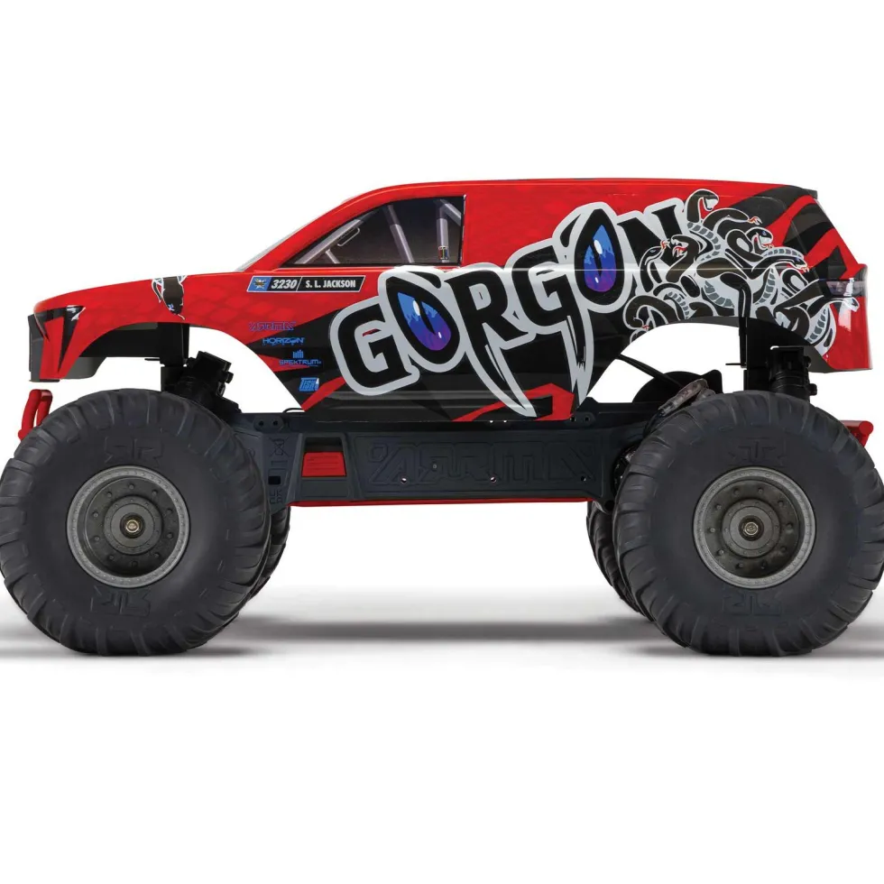 Arrma Gorgon 4X2 Mega 550 Brushed Monster Truck RTR 1:10 Red