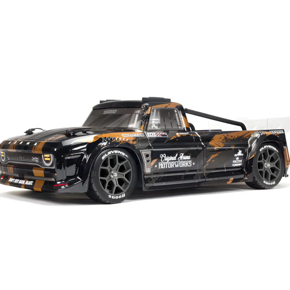 Arrma Infraction 4x4 3S BLX 1:8 Resto-Mod Truck Blk/Gold RTR
