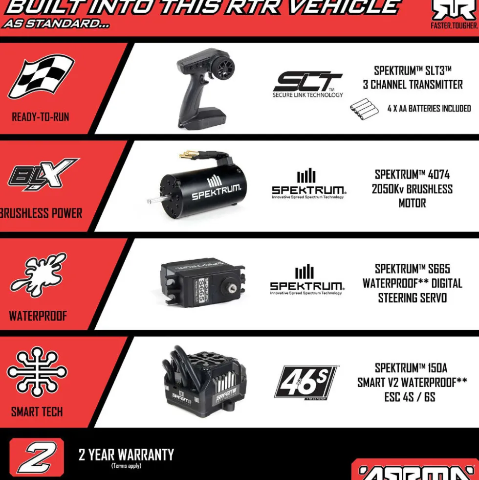 Arrma Kraton 6S 4x4 Brushless Speed Truck RTR 1:8 Grün/Schwarz