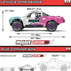 Arrma Mojave Grom 223S DSC 4X4 1:16 Brushless Desert Truck teal RTR