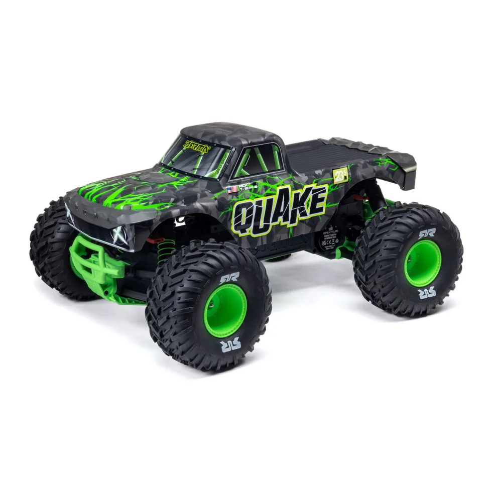 Arrma Quake 223S DSC 2WD Brushless Monster Truck RTR 1:10 Green