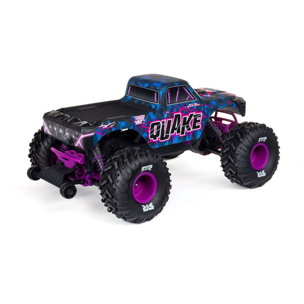 Arrma Quake 223S DSC 2WD Brushless Monster Truck RTR 1:10 Purple