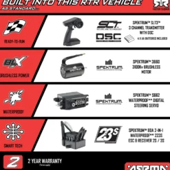 Arrma Senton 223S DSC 4X4 RTR Brushless Short Course Truck 1:10 Red