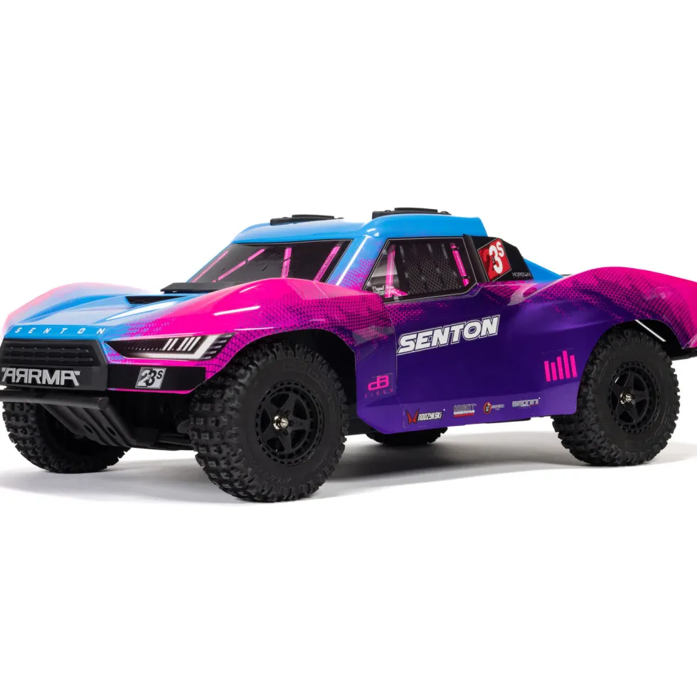 Arrma Senton 223S DSC 4X4 RTR Brushless Short Course Truck 1:10 Blau/Pink