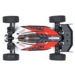 Arrma Typhon Grom Mega 380 Brushed 4X4 Buggy RTR Rot/Weiß