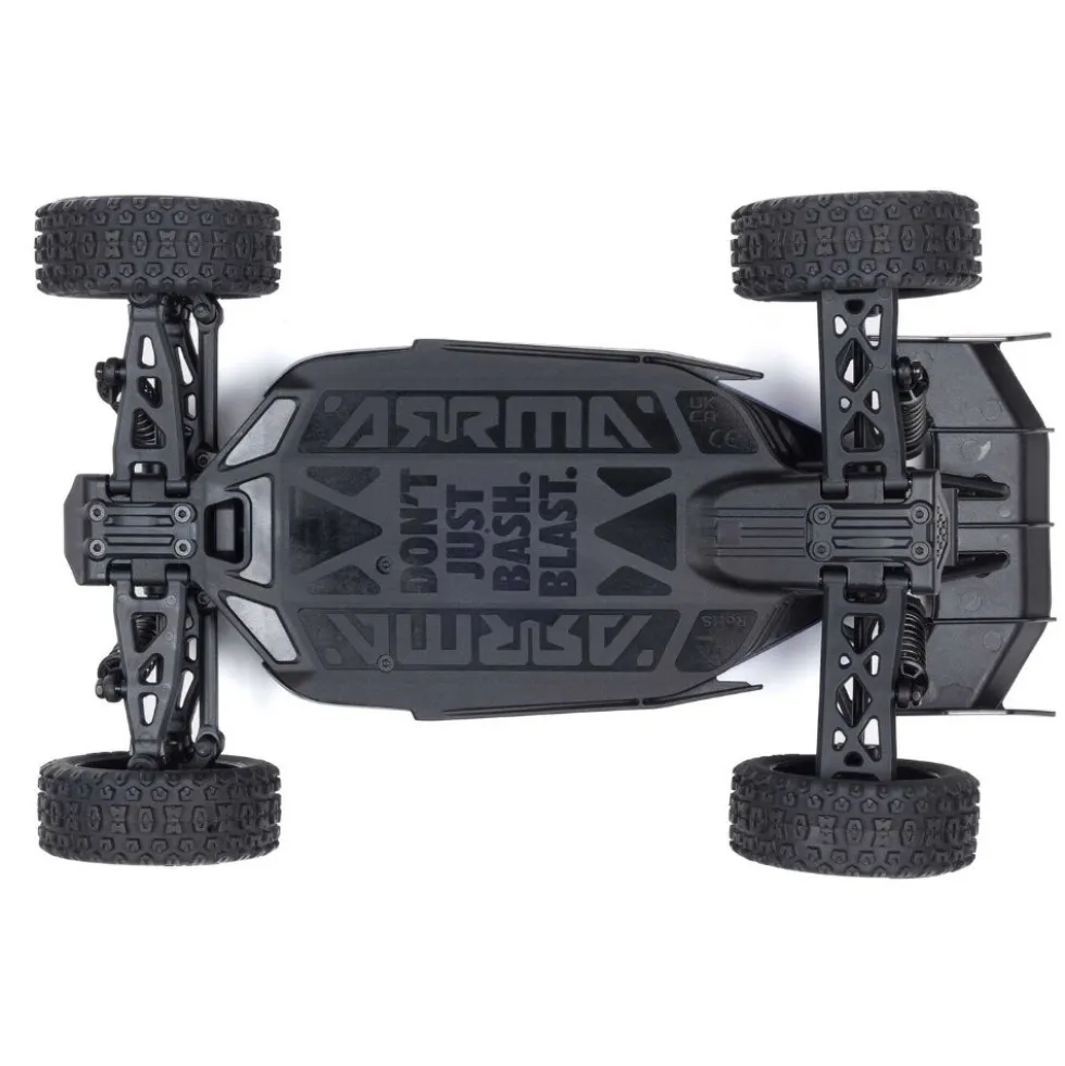 Arrma Typhon Grom Mega 380 Brushed 4X4 Buggy RTR Rot/Weiß