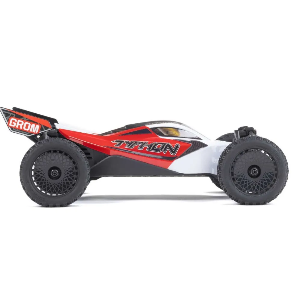 Arrma Typhon Grom Mega 380 Brushed 4X4 Buggy RTR Rot/Weiß
