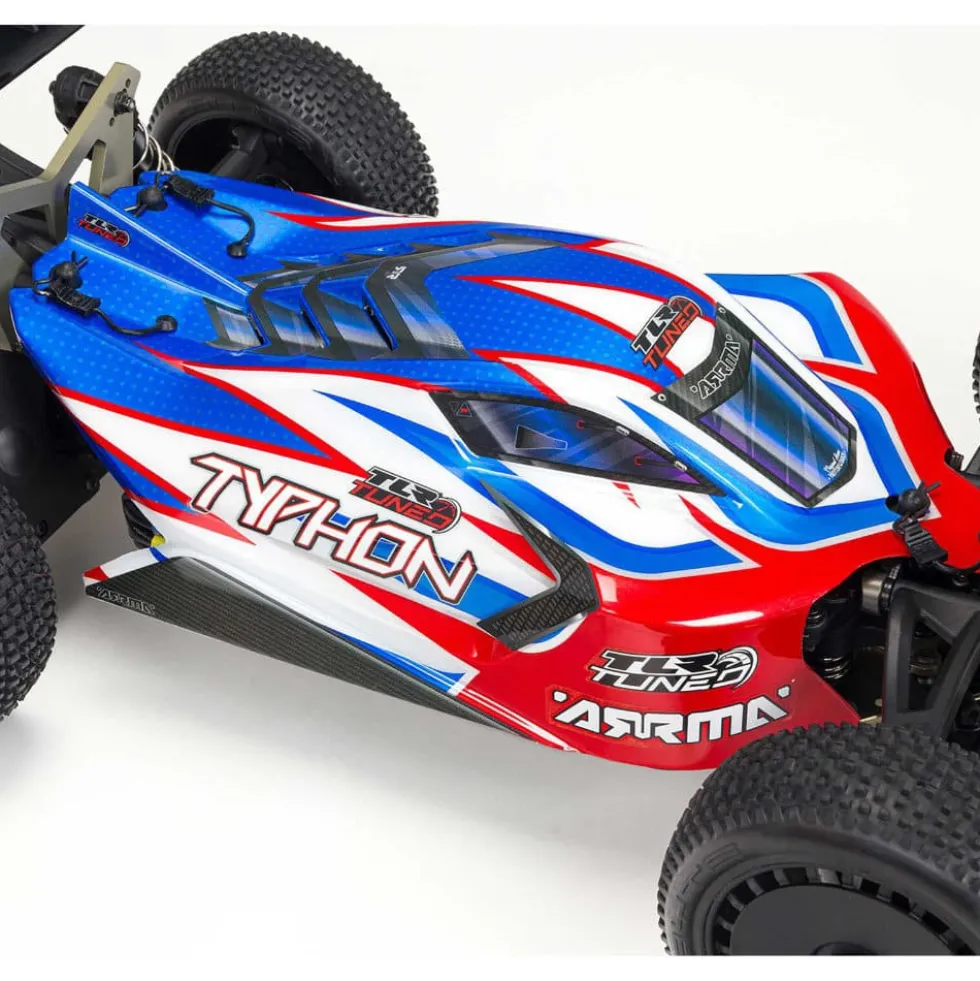 Arrma Typhon TLR Tuned 6S 4WD BLX 1:8 Buggy RTR Rot/Blau