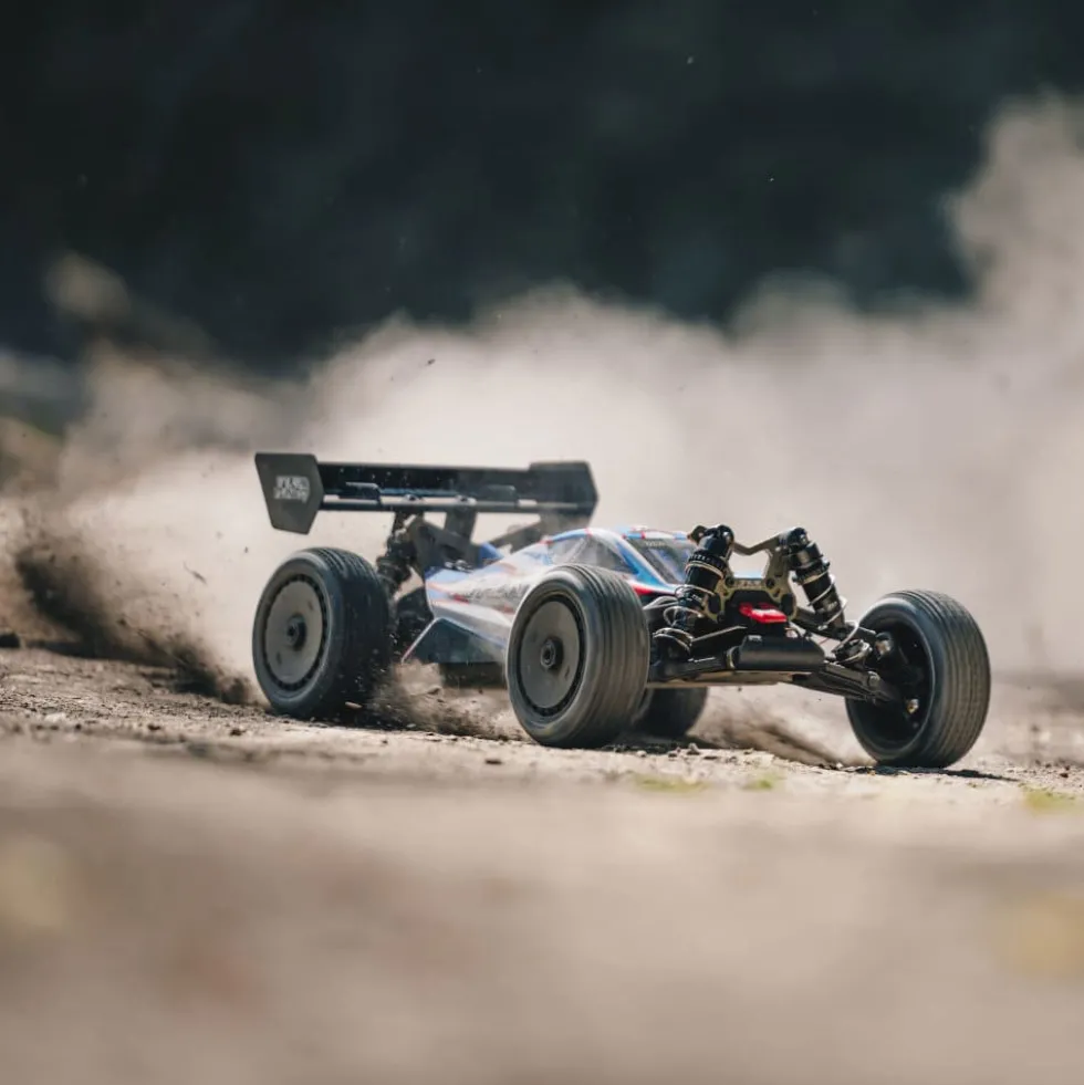 Arrma Typhon TLR Tuned 6S 4WD BLX 1:8 Buggy RTR Rot/Blau