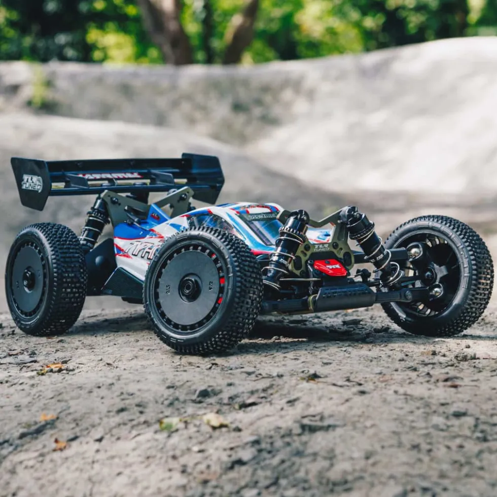 Arrma Typhon TLR Tuned 6S 4WD BLX 1:8 Buggy RTR Rot/Blau