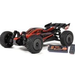 Arrma Typhoon Grom 223S DSC 4X4 RTR 1:16 Brushless Buggy rot (incl. Akku / Lader)