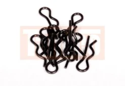 Axial AXA1059 Karosserie-Klammern 6mm schwarz (10)