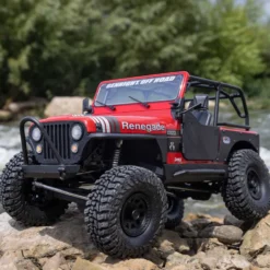 Axial Jeep CJ-7 4X4 SCX10 III 1:10 RTR Brushed Rock Crawler Red