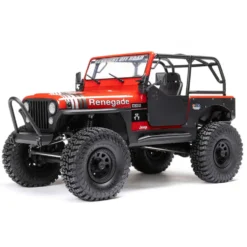 Axial Jeep CJ-7 4X4 SCX10 III 1:10 RTR Brushed Rock Crawler Red