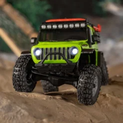 Axial SCX30 Jeep Wrangler JLU 4X4 RTR Brushed Rock Crawler 1:30 RTR Grün