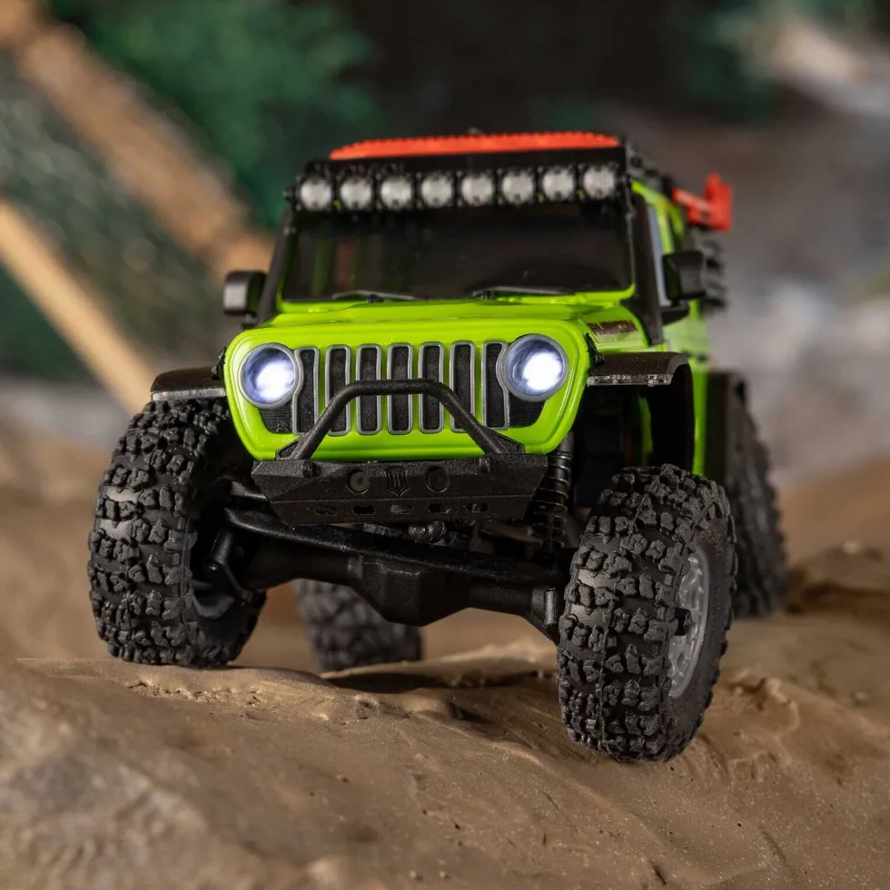 Axial SCX30 Jeep Wrangler JLU 4X4 RTR Brushed Rock Crawler 1:30 RTR Grün