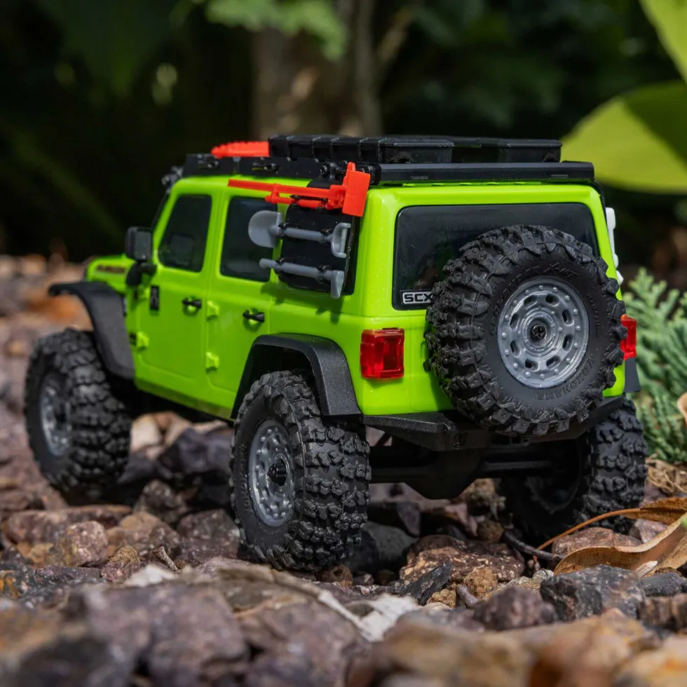 Axial SCX30 Jeep Wrangler JLU 4X4 RTR Brushed Rock Crawler 1:30 RTR Grün
