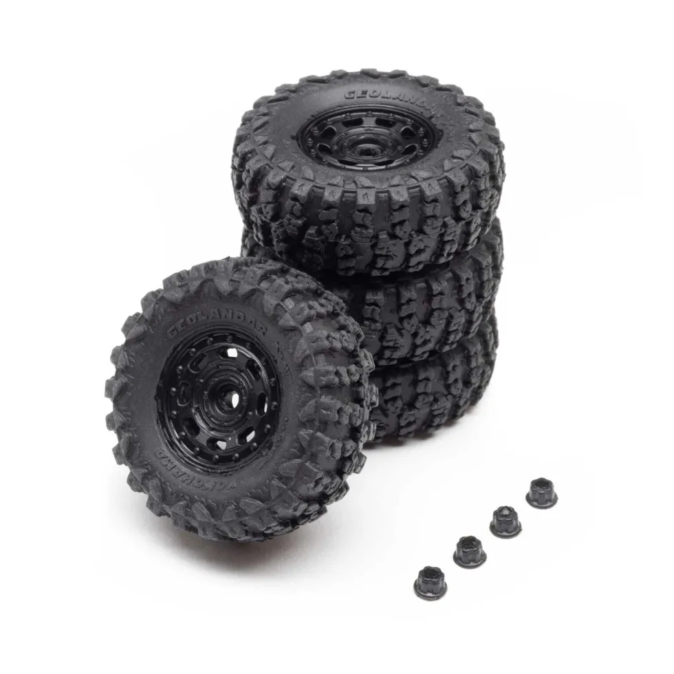 Axial SCX30 Jeep Wrangler JLU 4X4 RTR Brushed Rock Crawler 1:30 RTR Weiss