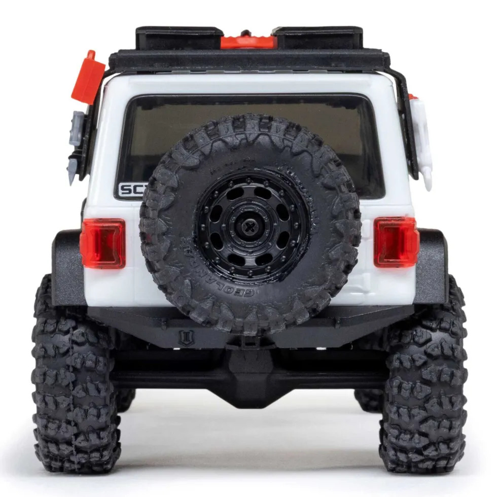 Axial SCX30 Jeep Wrangler JLU 4X4 RTR Brushed Rock Crawler 1:30 RTR Weiss